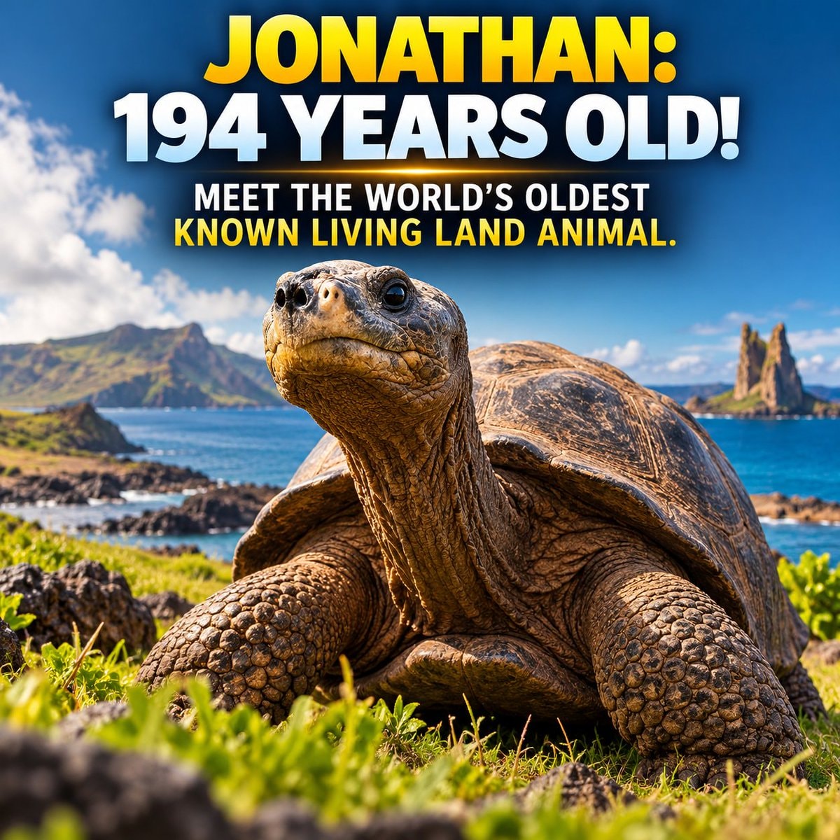 Jonathan 194 Years Old Tortoise