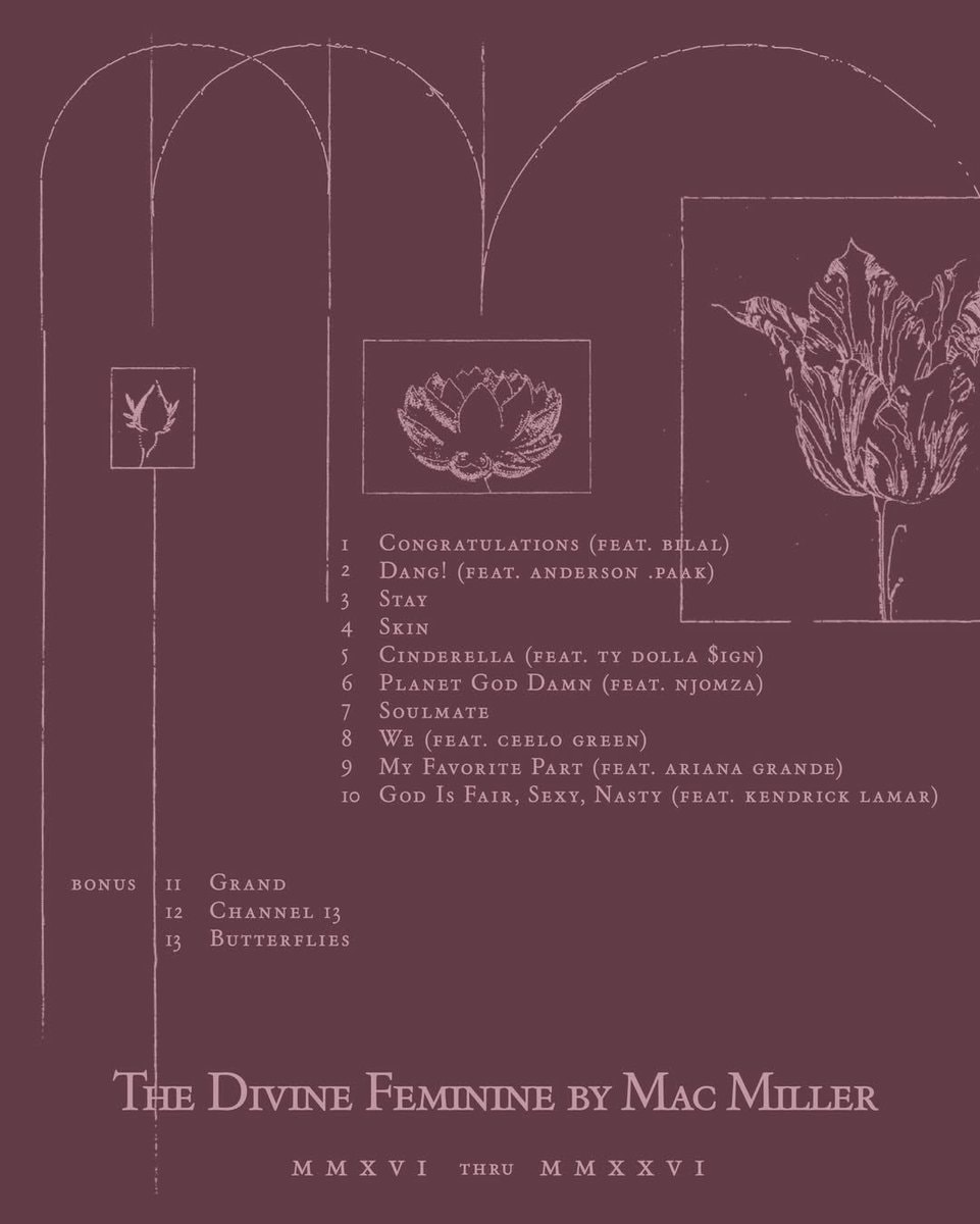 MAC MILLER The Divine Feminine 10th Anniversary (photo 2 of 2)