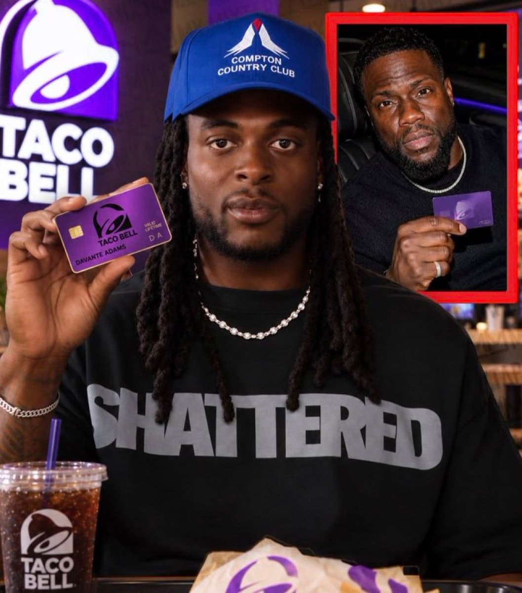 Davante Adams Taco Bell card