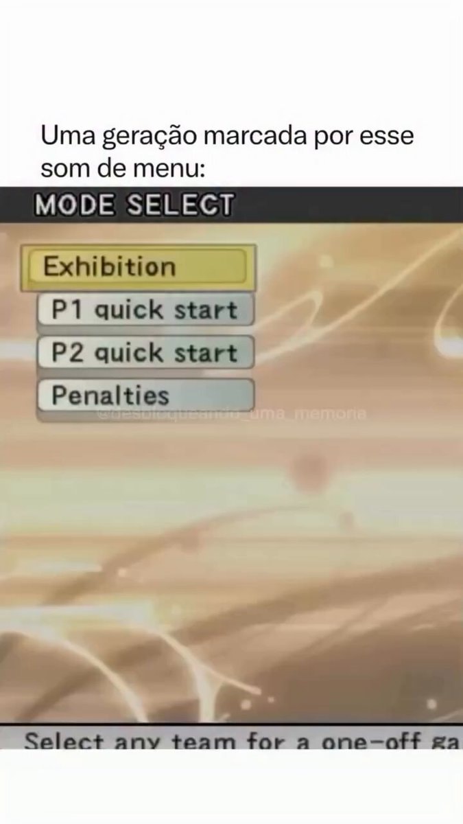 Retro video game menu screen