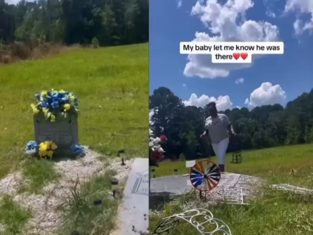 Mother gets sign from son on his birthday 🥺🕊️
