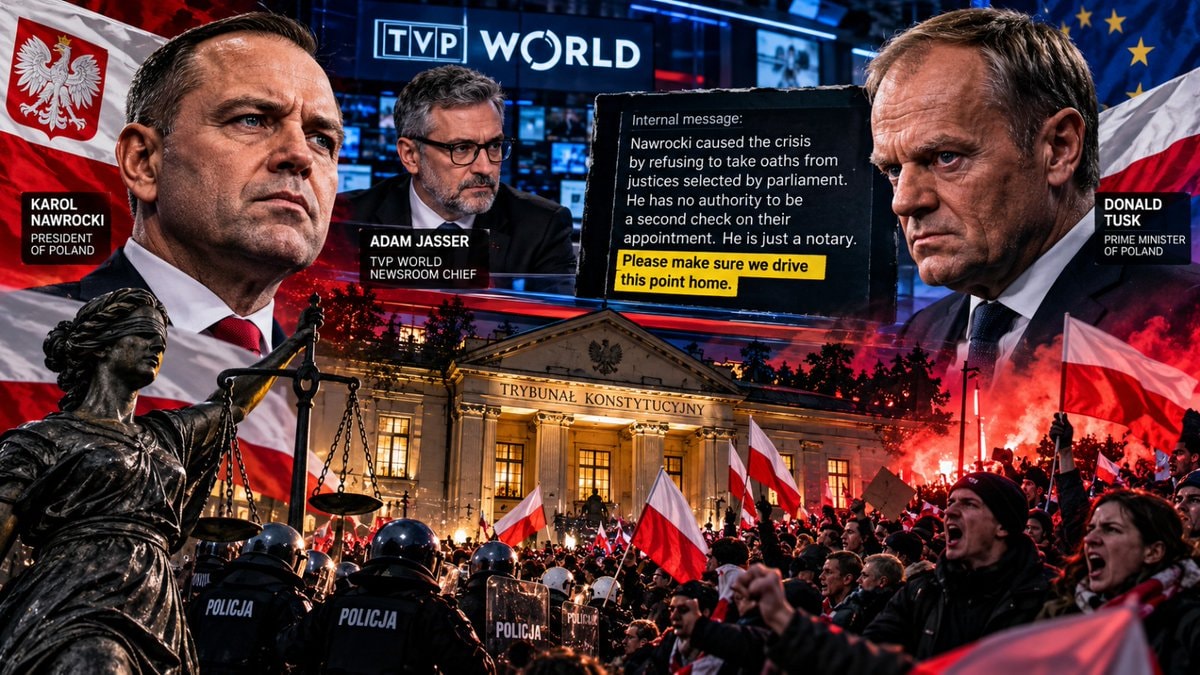 TVP World bias claims over Nawrocki directive