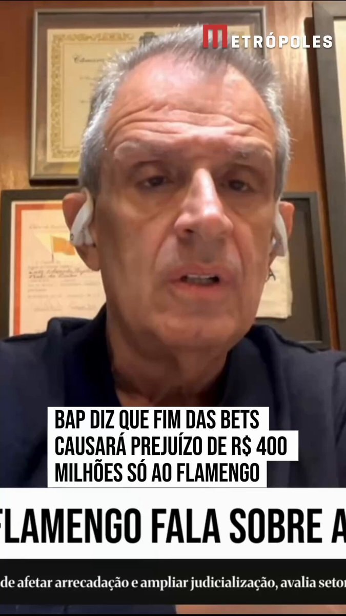 Flamengo president warns of R$ 400 milhões loss