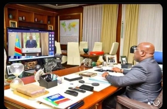Tshisekedi watches Kabila address DRC