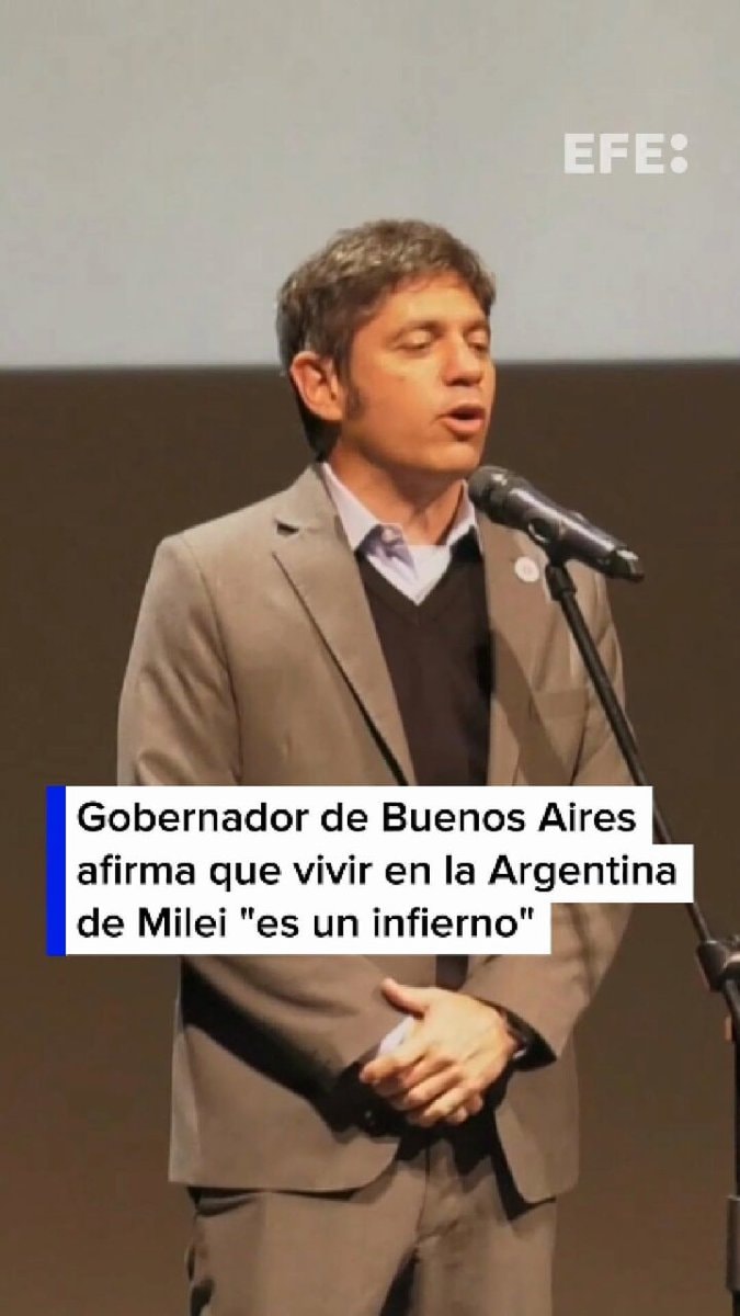 Axel Kicillof on Milei Argentina