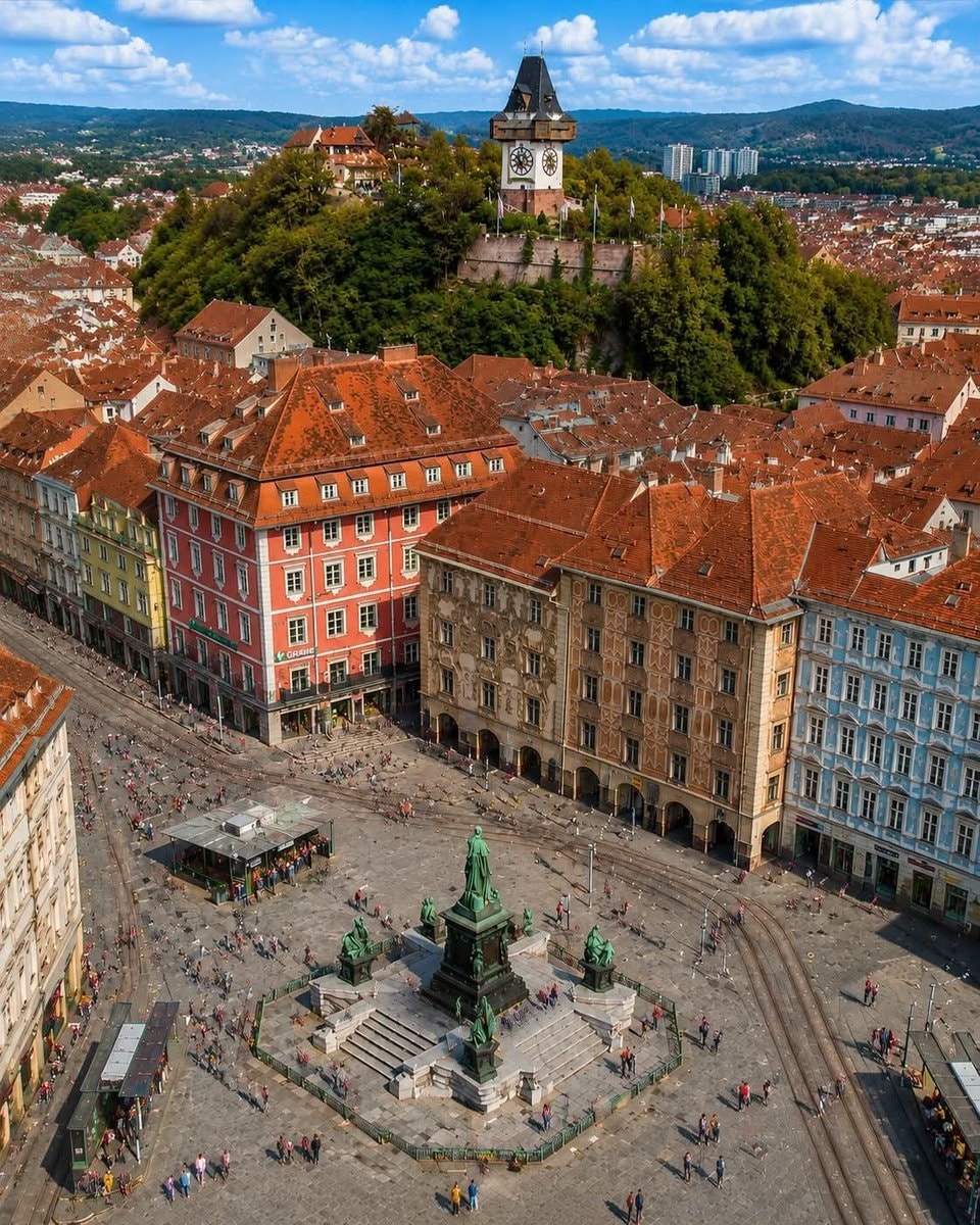 Graz city square