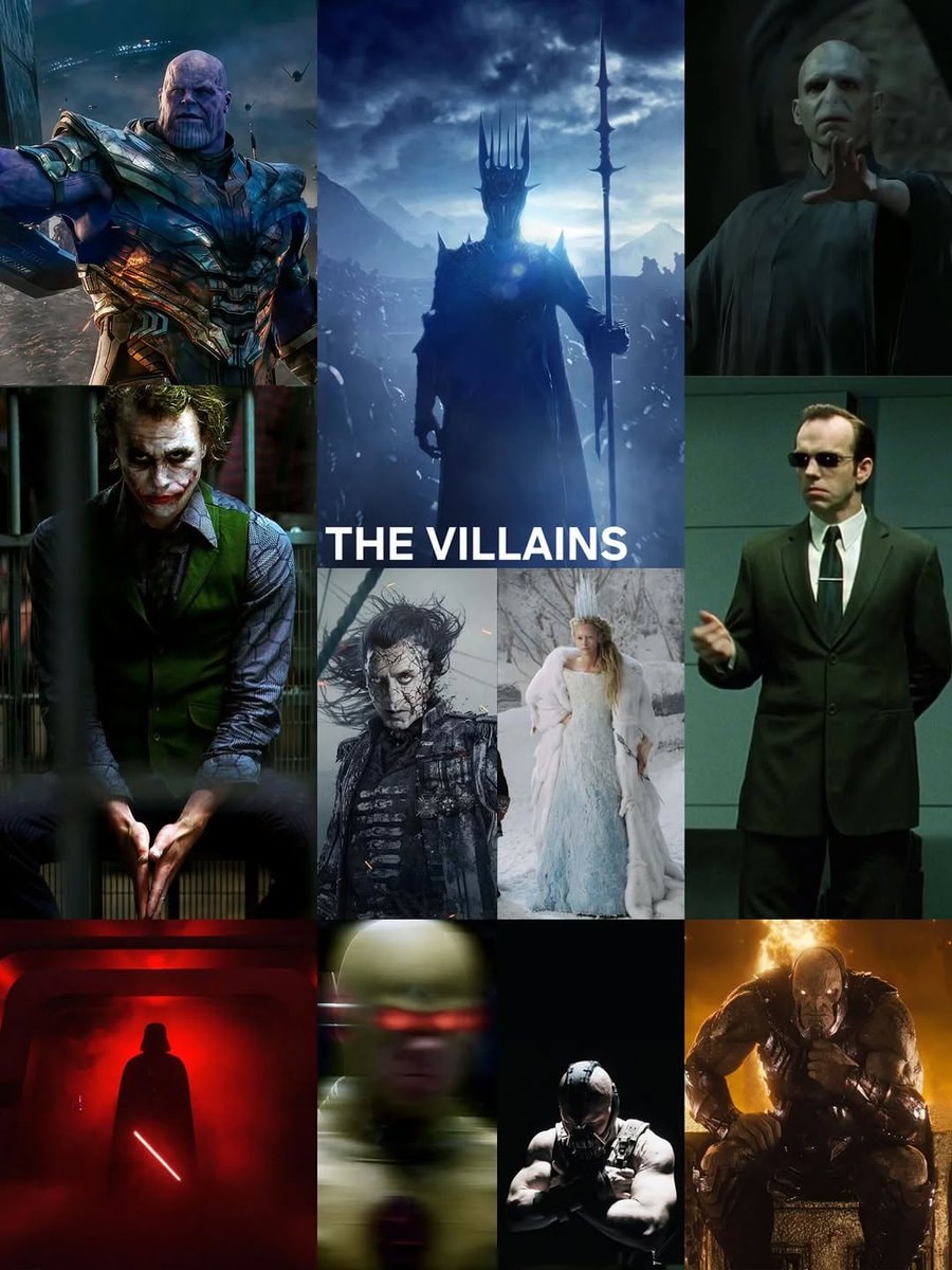 The Villains collage The Villains collage