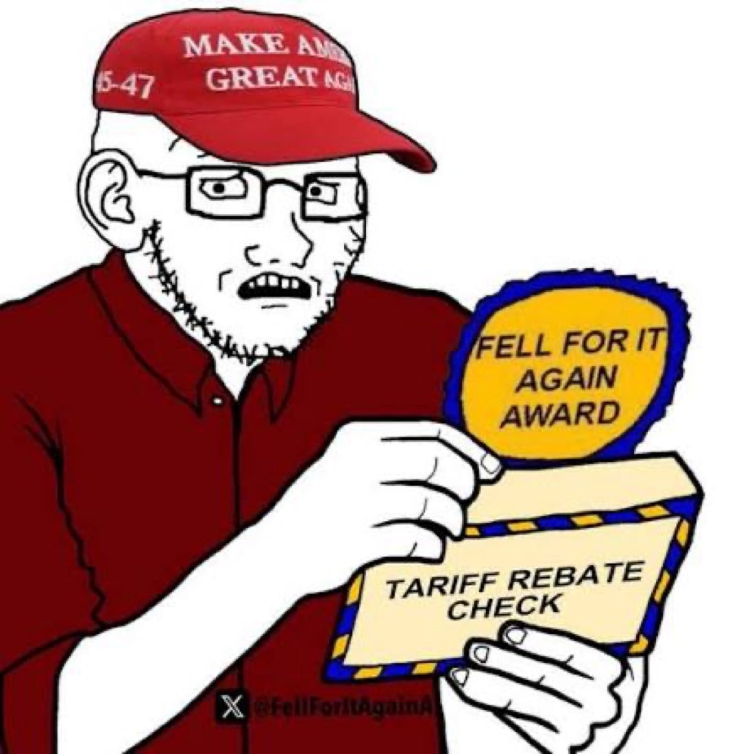 Tariff Rebate Check scam