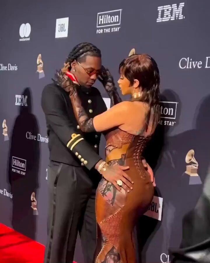 Offset and Cardi B red carpet Offset and Cardi B red carpet