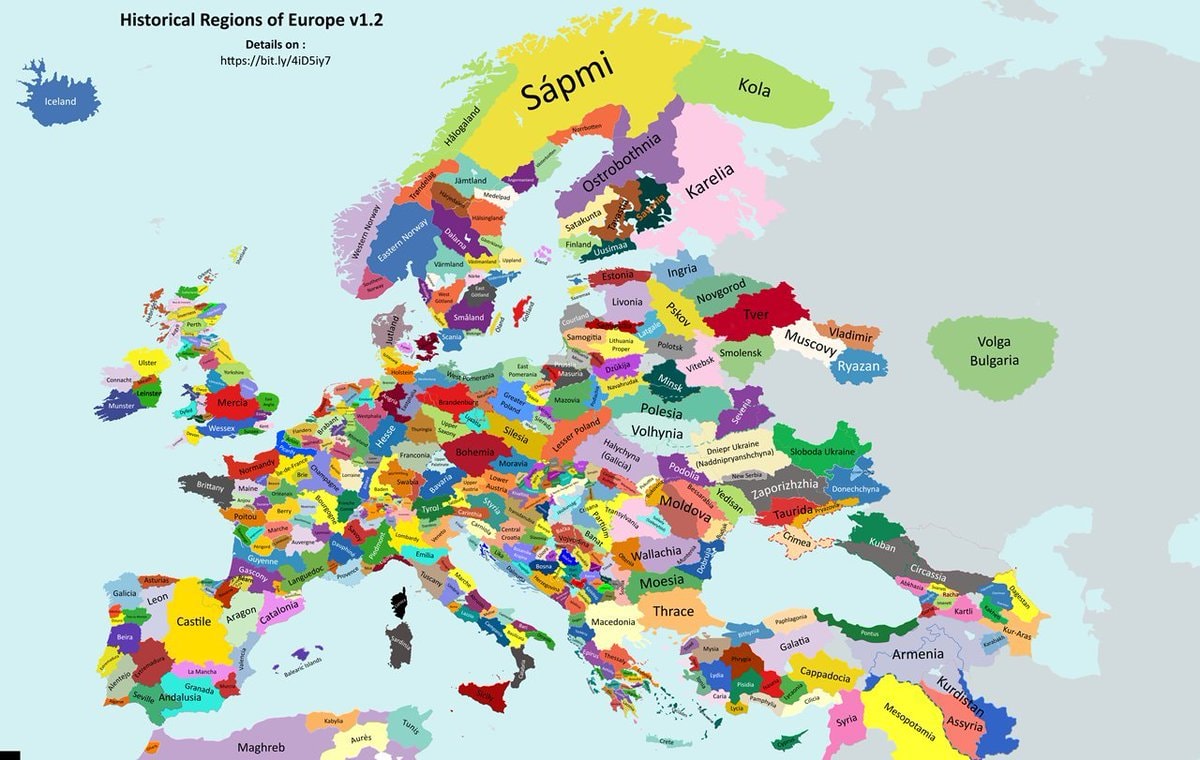 Historical Regions of Europe