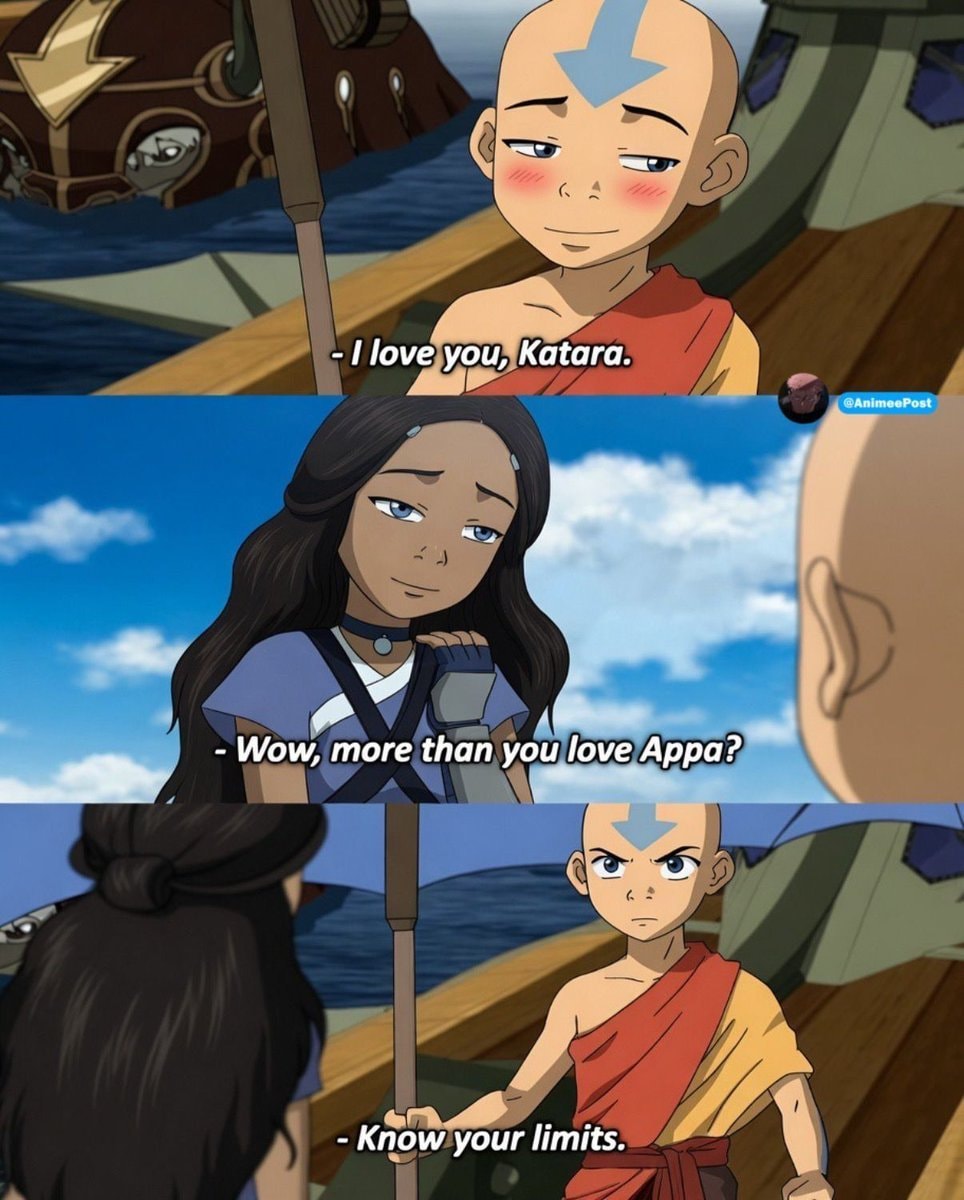 Avatar Aang Katara Appa meme