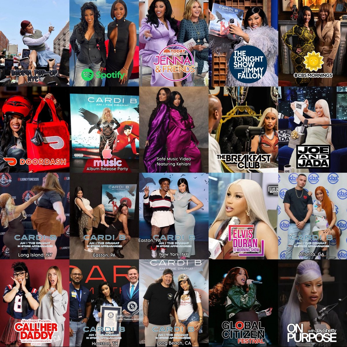Cardi B AM I THE DRAMA? rollout (photo 2 of 2)