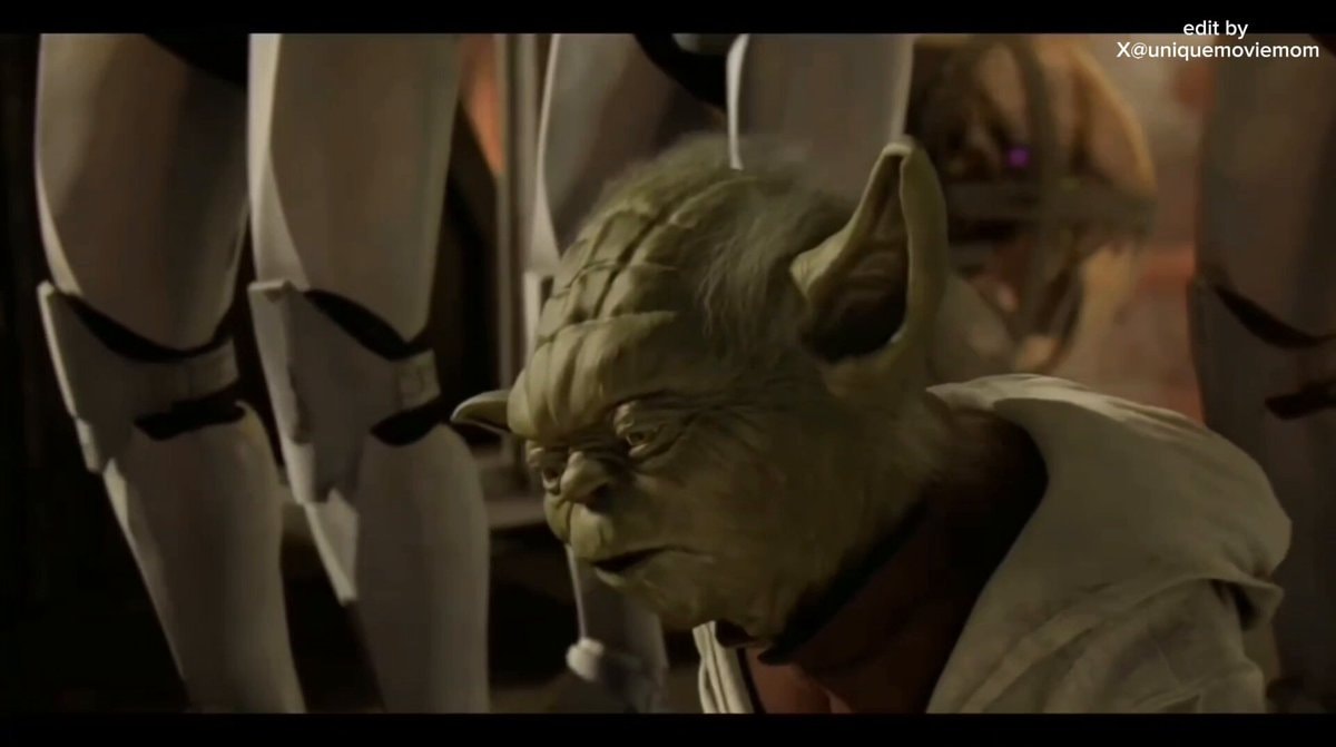 Yoda Geonosis scene