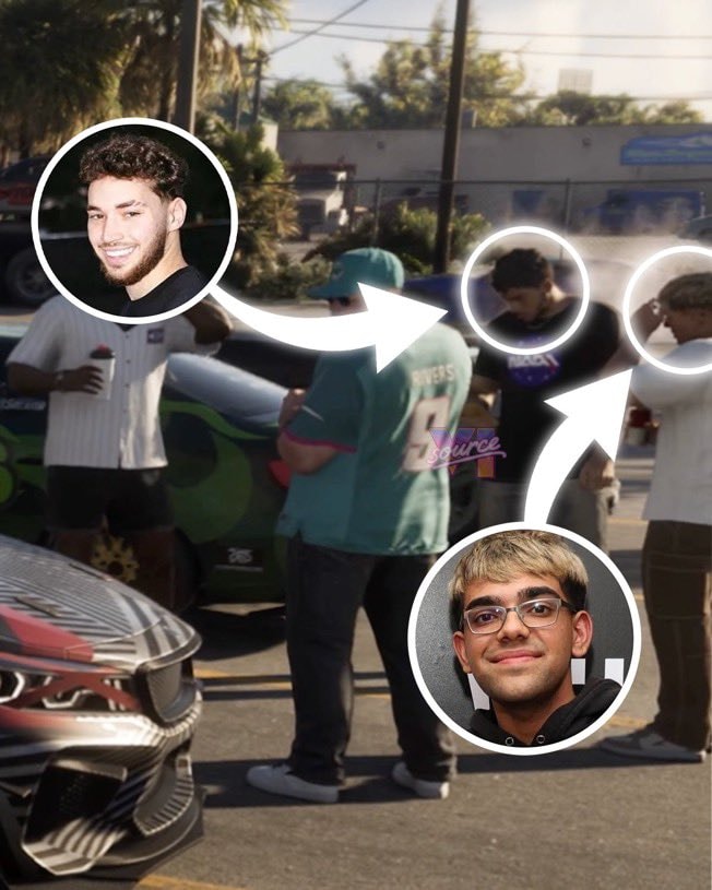 Adin Ross and N3ON in GTA 6 trailer