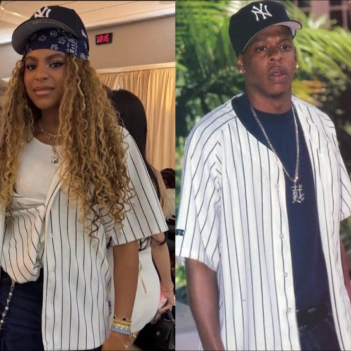 Blue Ivy Jay-Z 90s fit
