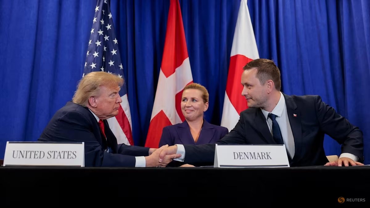 Trump Greenland deal handshake Trump Greenland deal handshake