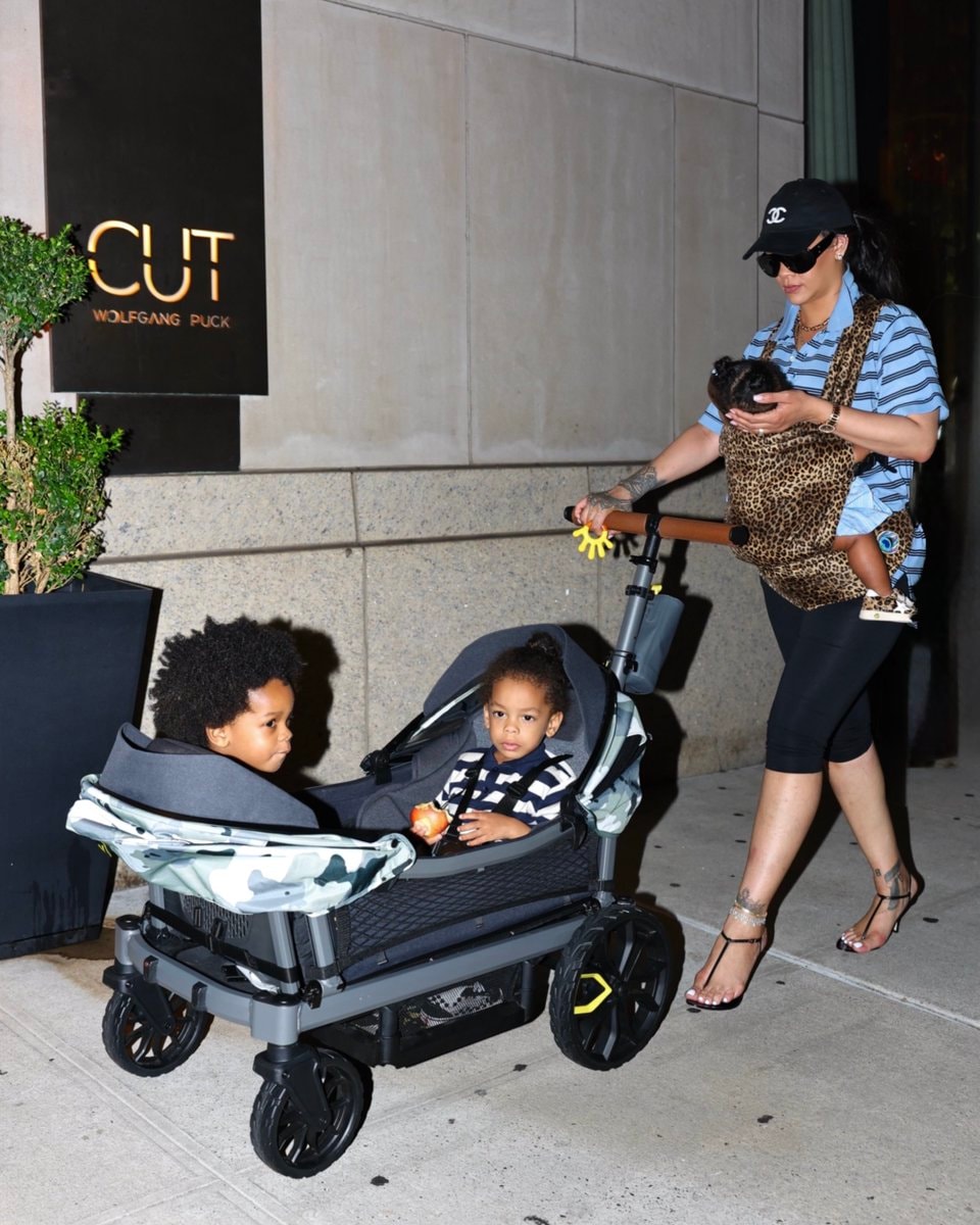 Rihanna walk with RZA Riot Rocki