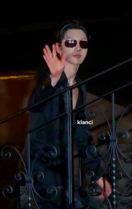 NCT Ten at Saint Laurent show NCT Ten at Saint Laurent show