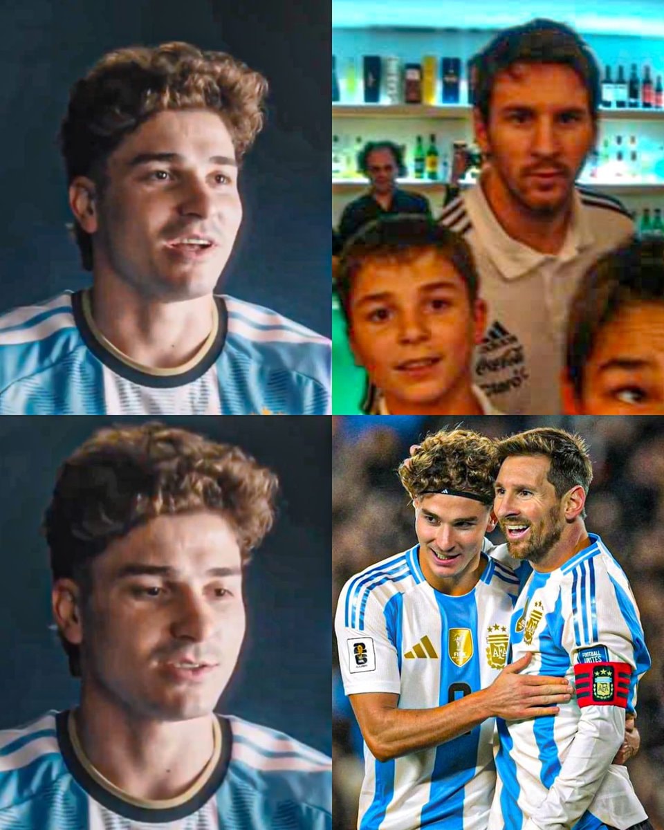 Julián Álvarez on meeting Messi in 2011