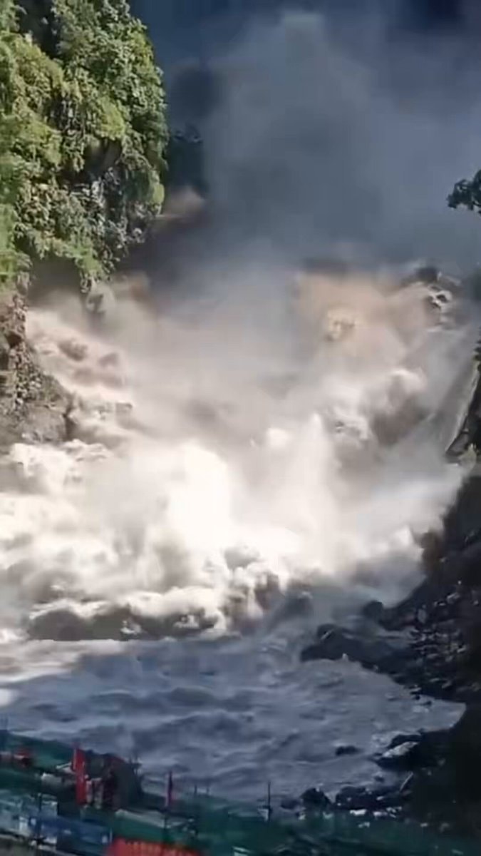 Nepal China flash flood devastation