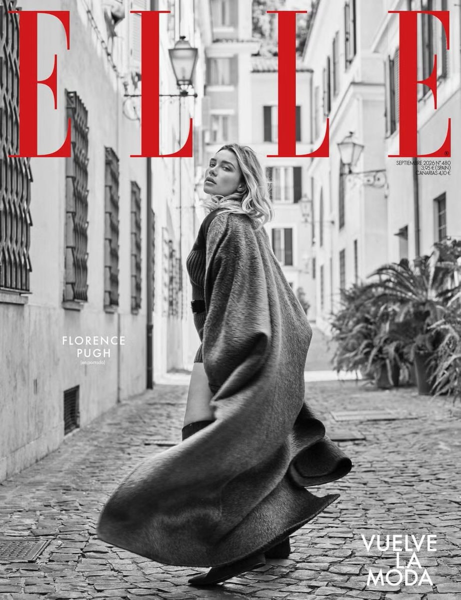 Florence Pugh ELLE Spain cover (photo 2 of 2)