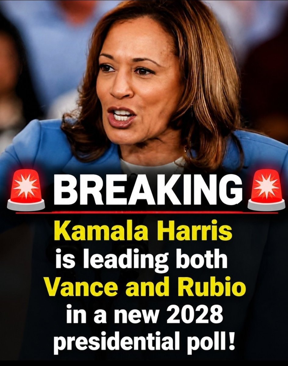 Kamala Harris leads Vance Rubio in 2028 poll