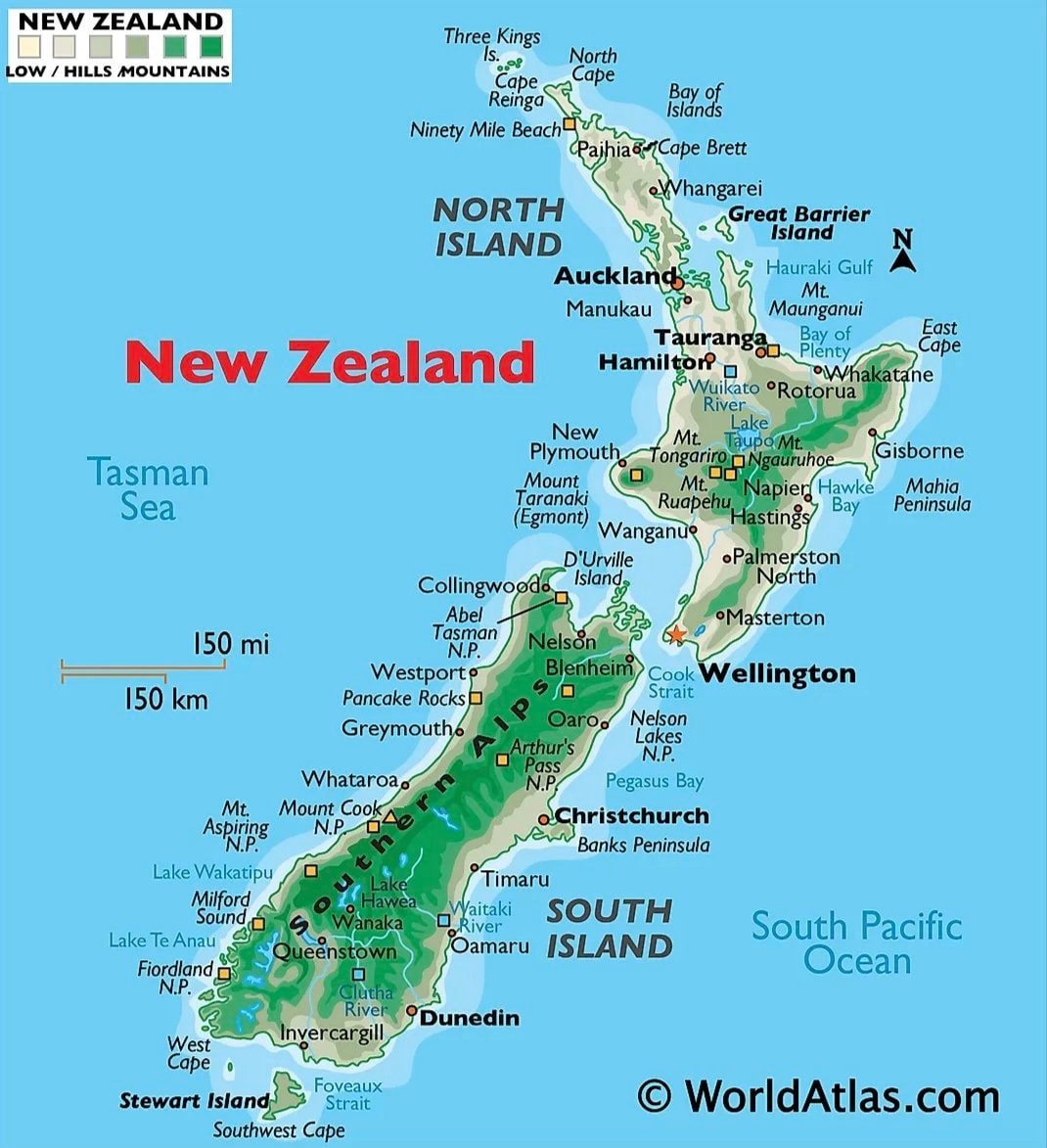 New Zealand Maps & Facts