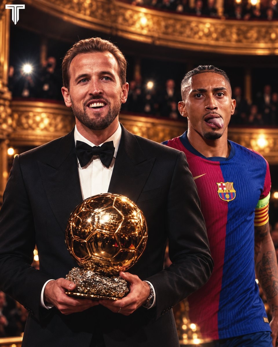 Raphinha Harry Kane Ballon d'Or debate