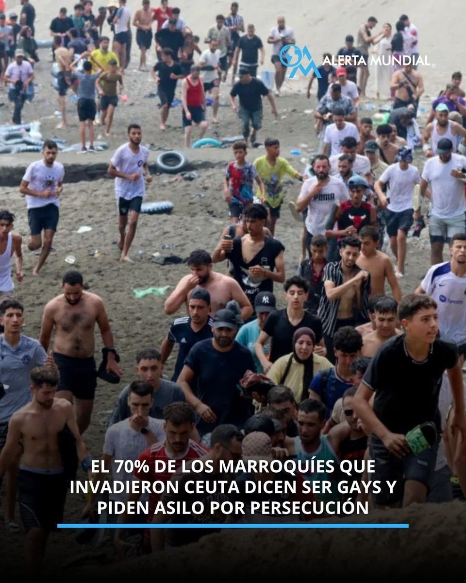 Moroccan citizens asylum applications Ceuta Spain