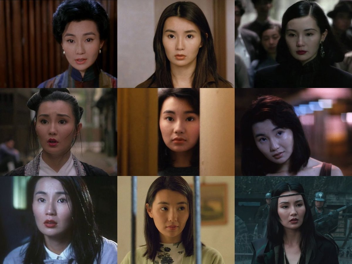 Maggie Cheung cinema face cards 🥹