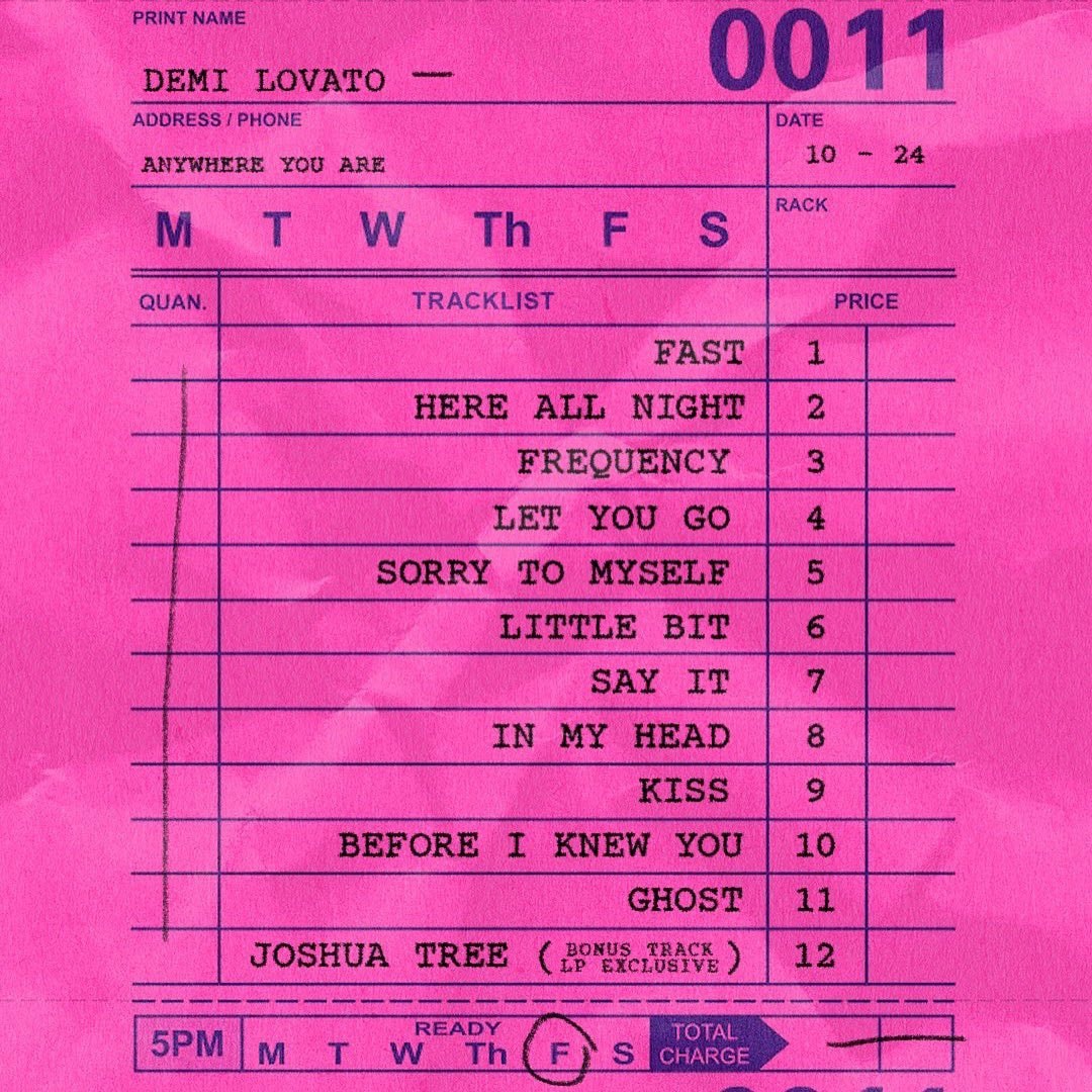 Demi Lovato It's Not That Deep anniversary (photo 2 of 2)