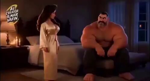AI creator Ilnar Vafin animated scene