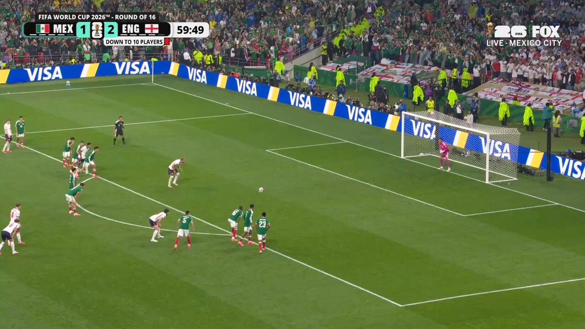 Harry Kane penalty England 3-1 Mexico