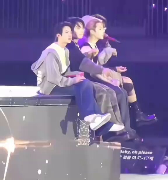 Jungkook and Jin shoes