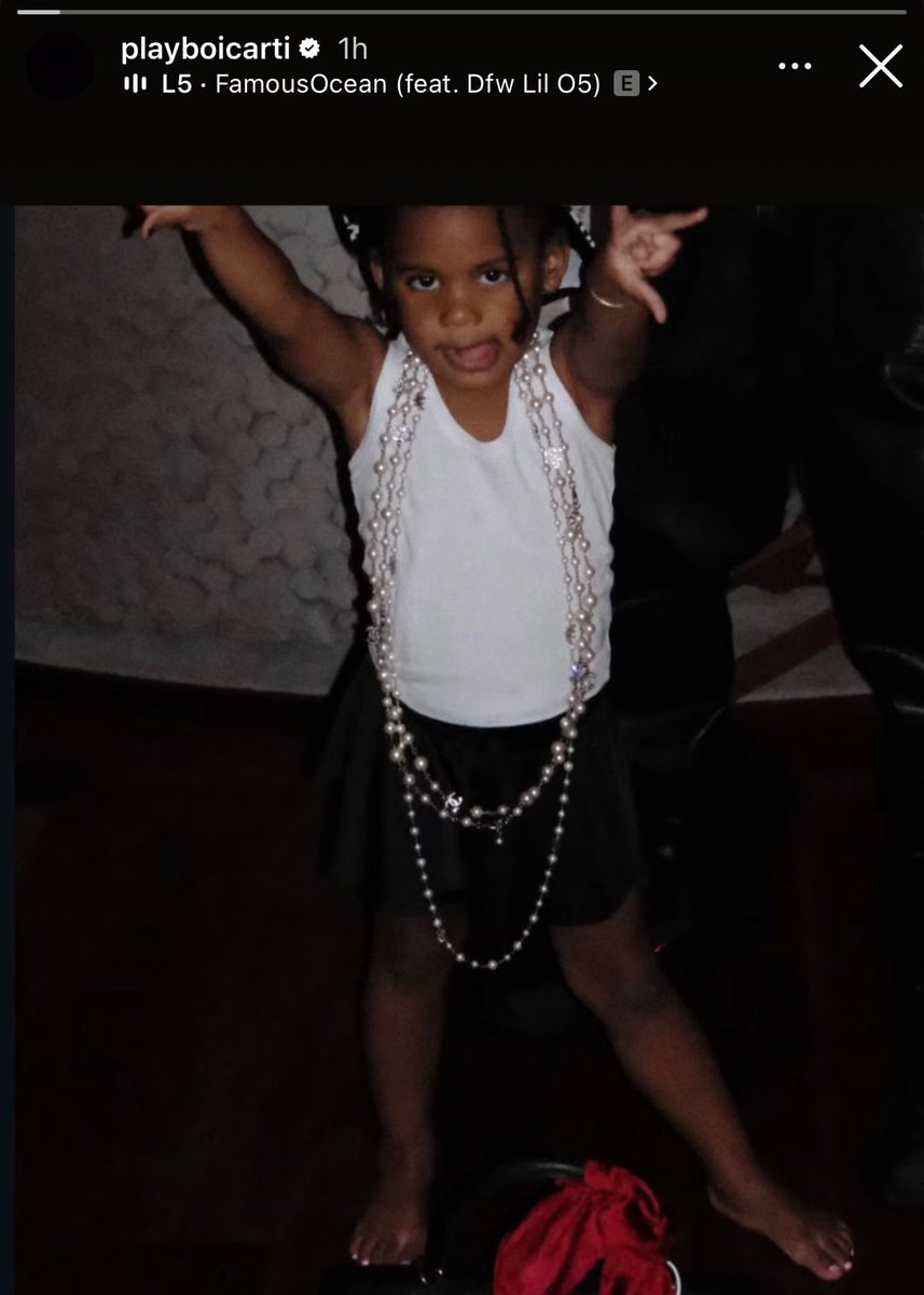Playboi Carti daughter Yves (photo 2 of 2)
