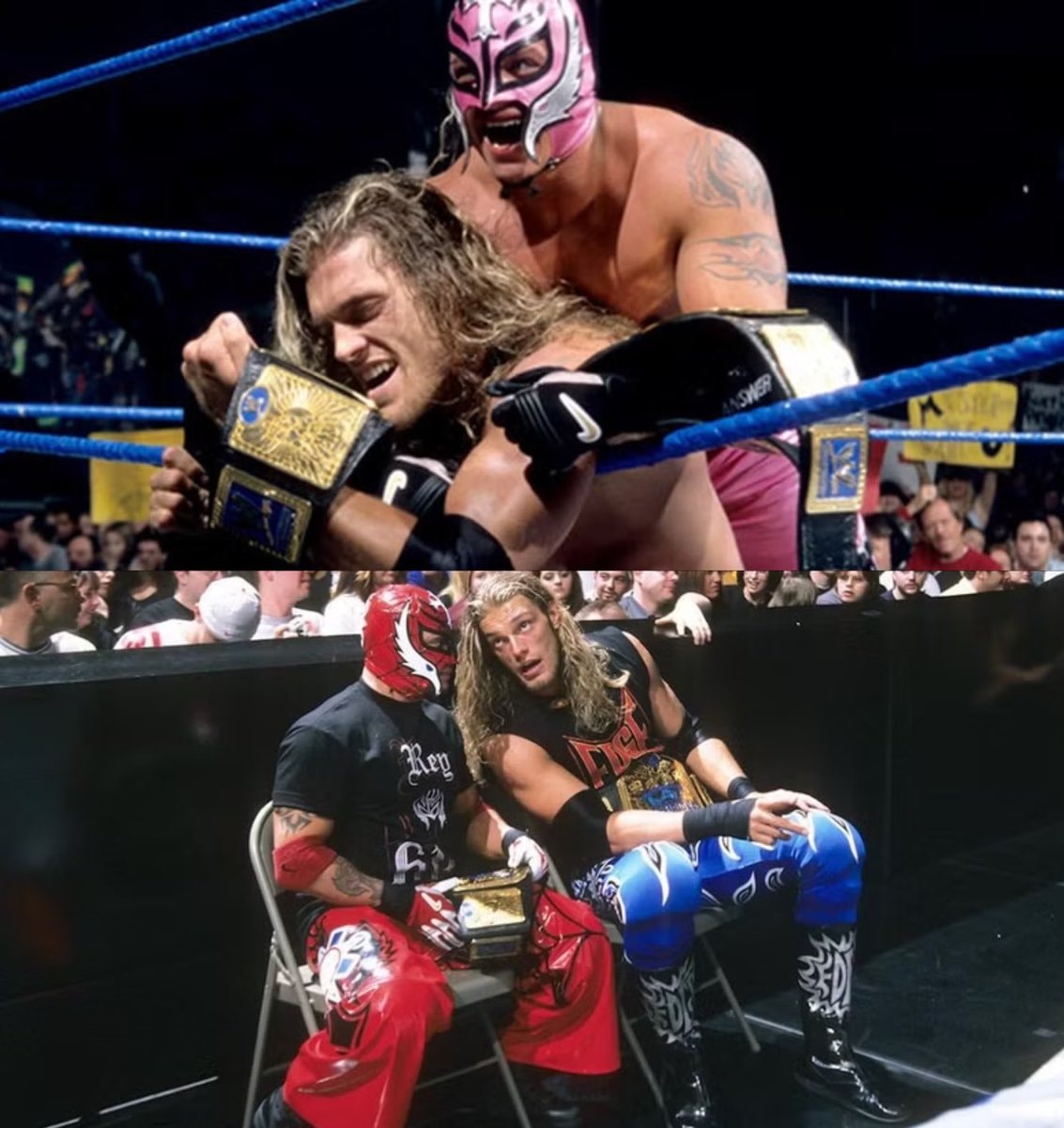 Rey Mysterio and Edge