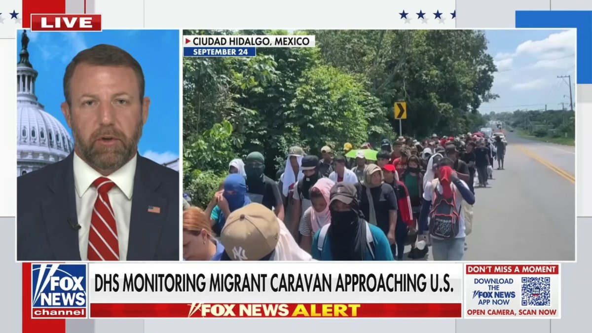 Markwayne Mullin on migrant caravan