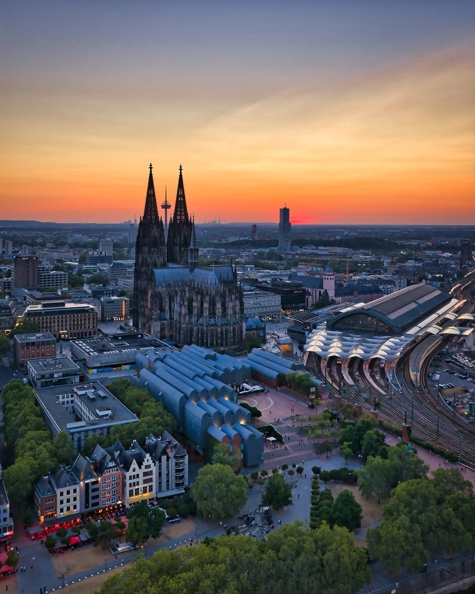 Cologne Germany sunset Cologne Germany sunset