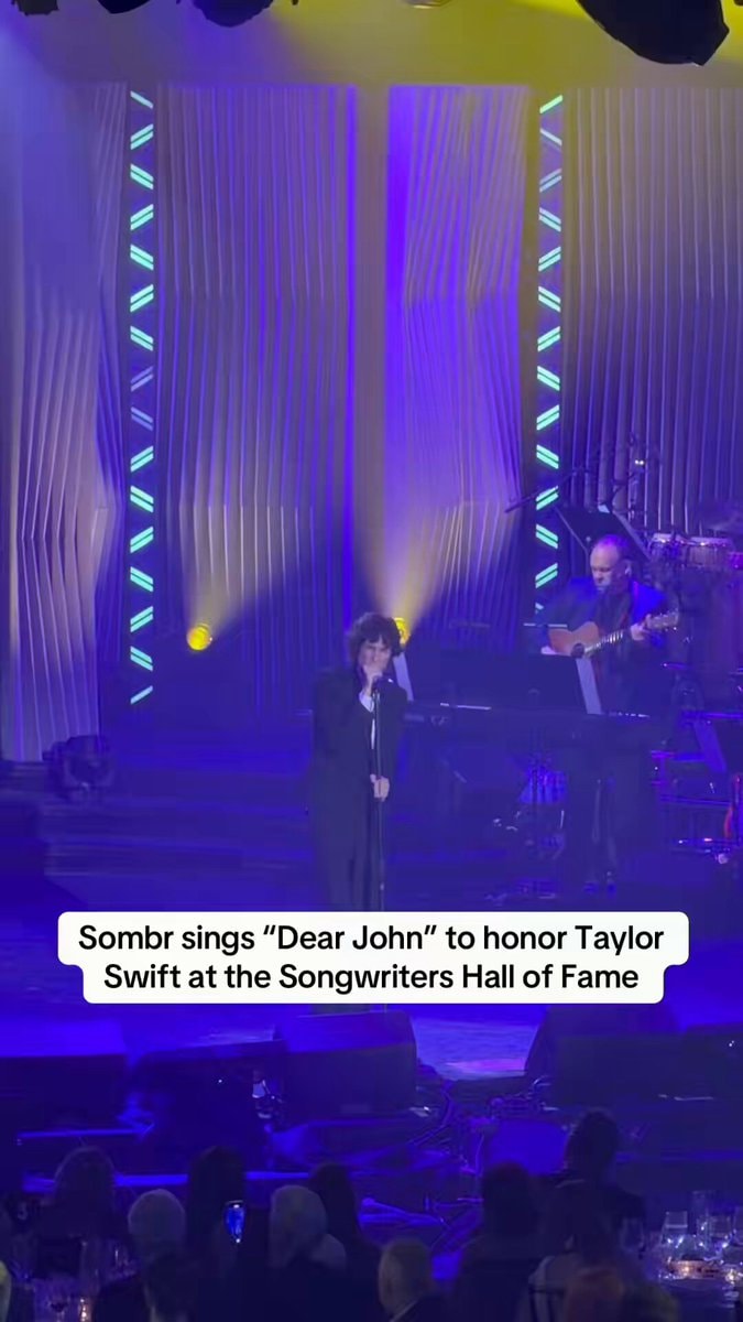 Sombr Dear John Taylor Swift Songwriters Hall of Fame 🥹