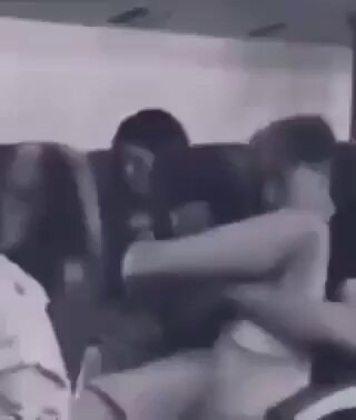Airplane seat reclining incident
