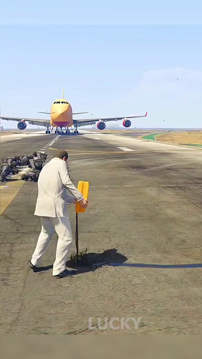 Michael GTA 5 plane attempt