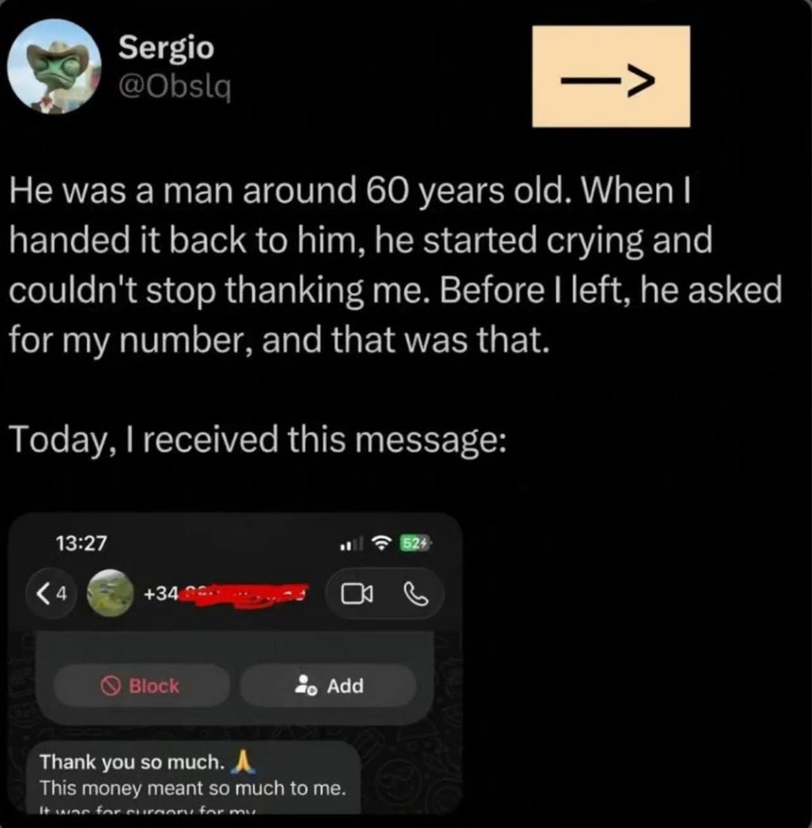 Young man finds wallet with €1,300 (photo 3 of 4)