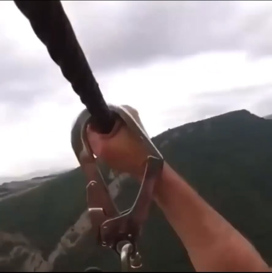 World's longest zipline wrong equipment