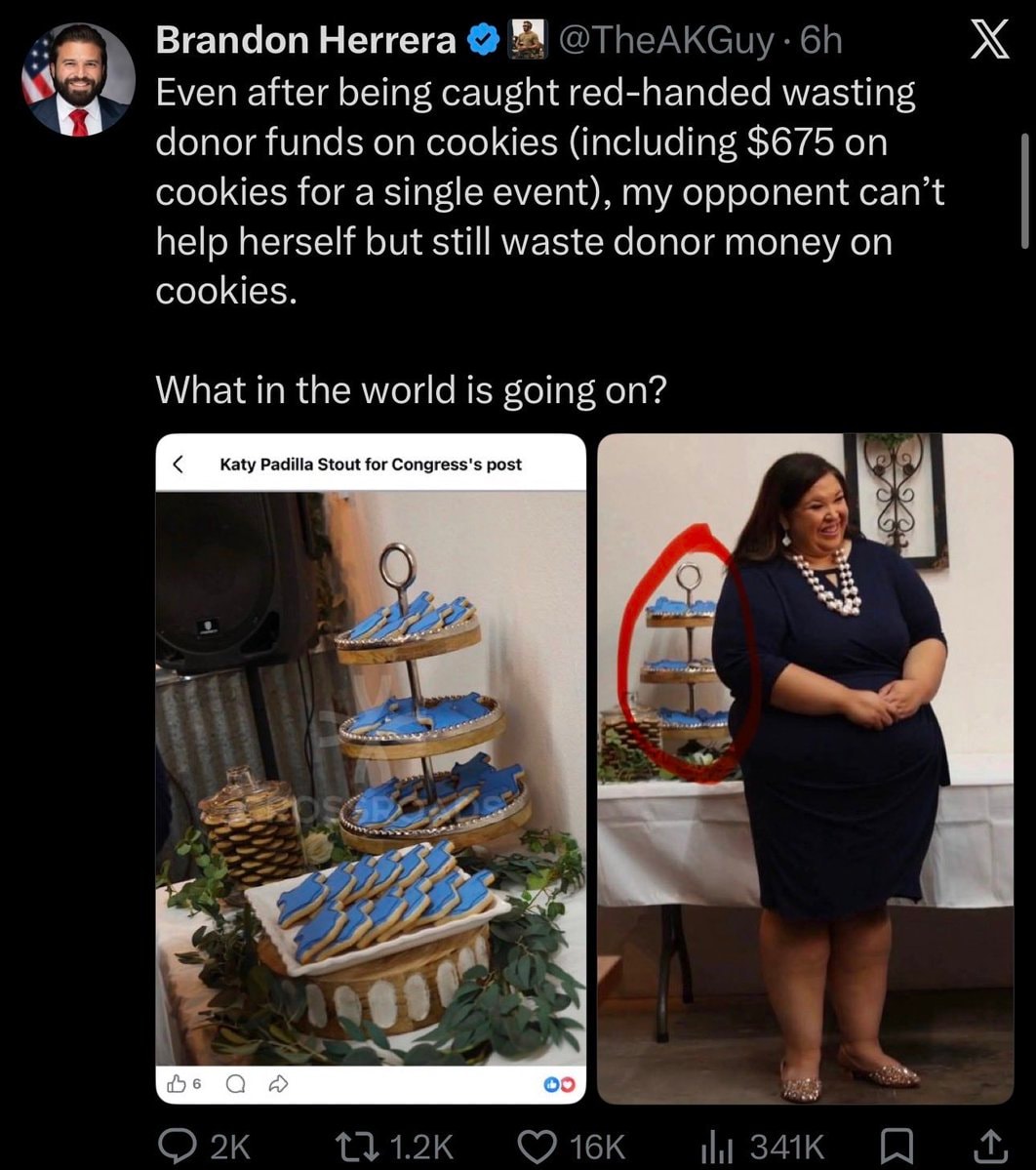Brandon Herrera criticizes Katy Padilla Stout