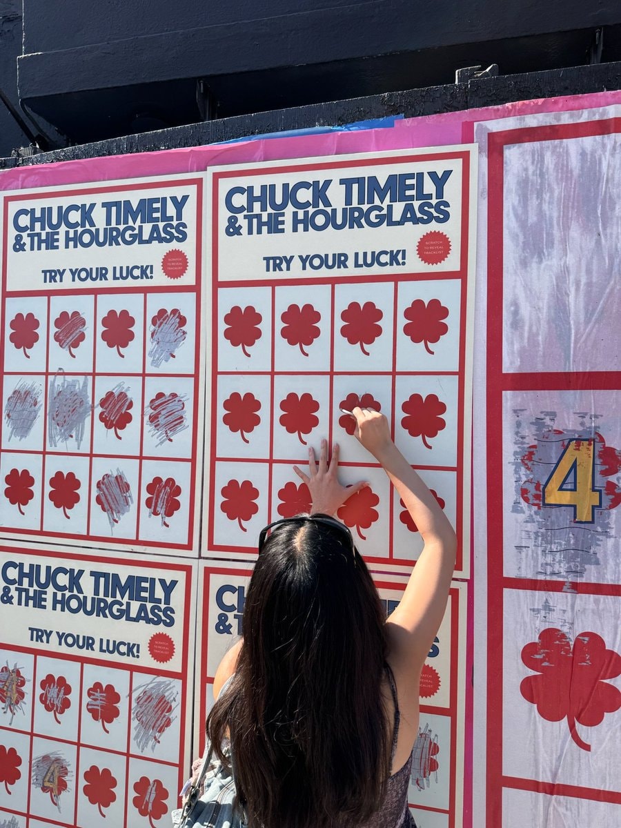 Chuck Timely & The Hourglass tracklist (photo 3 of 3)
