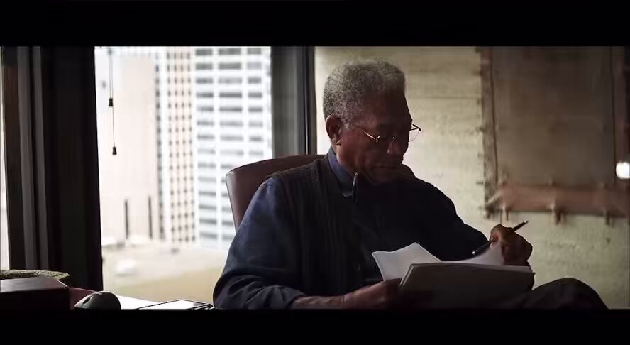 Morgan Freeman on blackmail logic