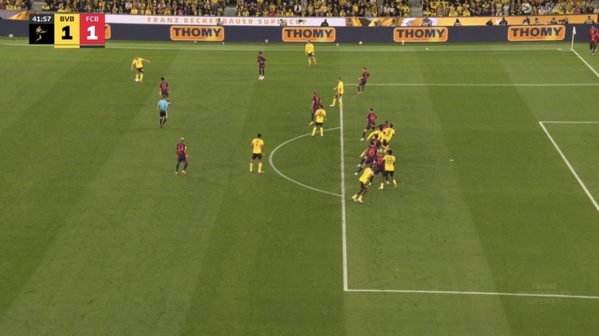 BVB vs FCB offside call
