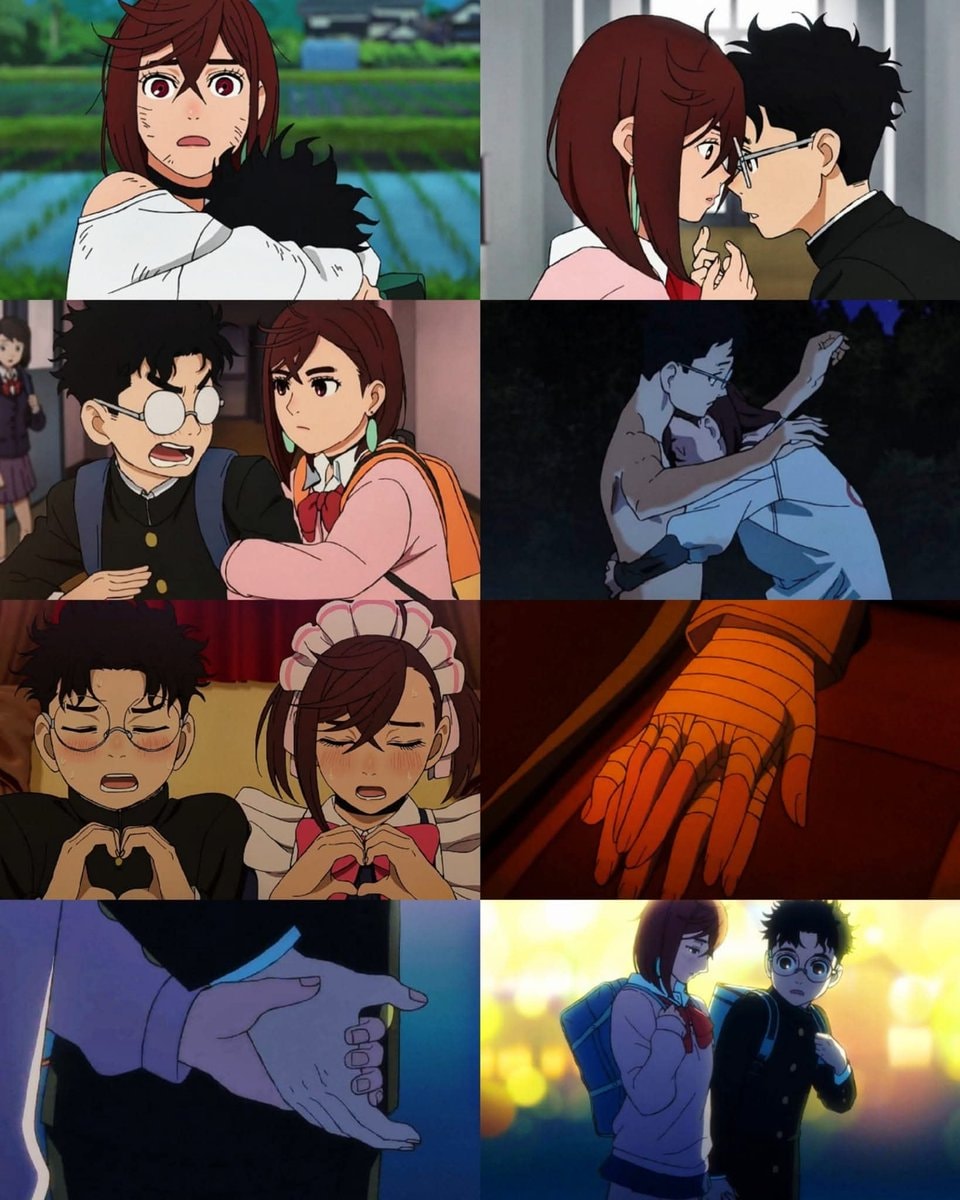 anime couple collage