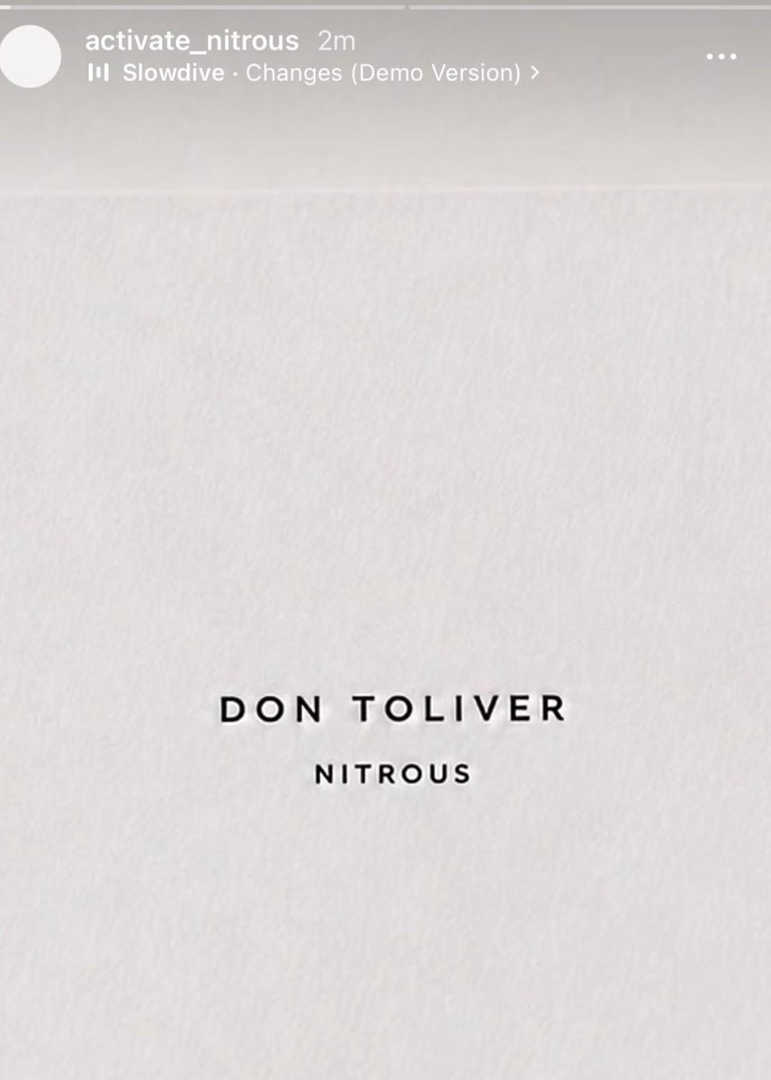 Don Toliver NITROUS tease (photo 2 of 2)