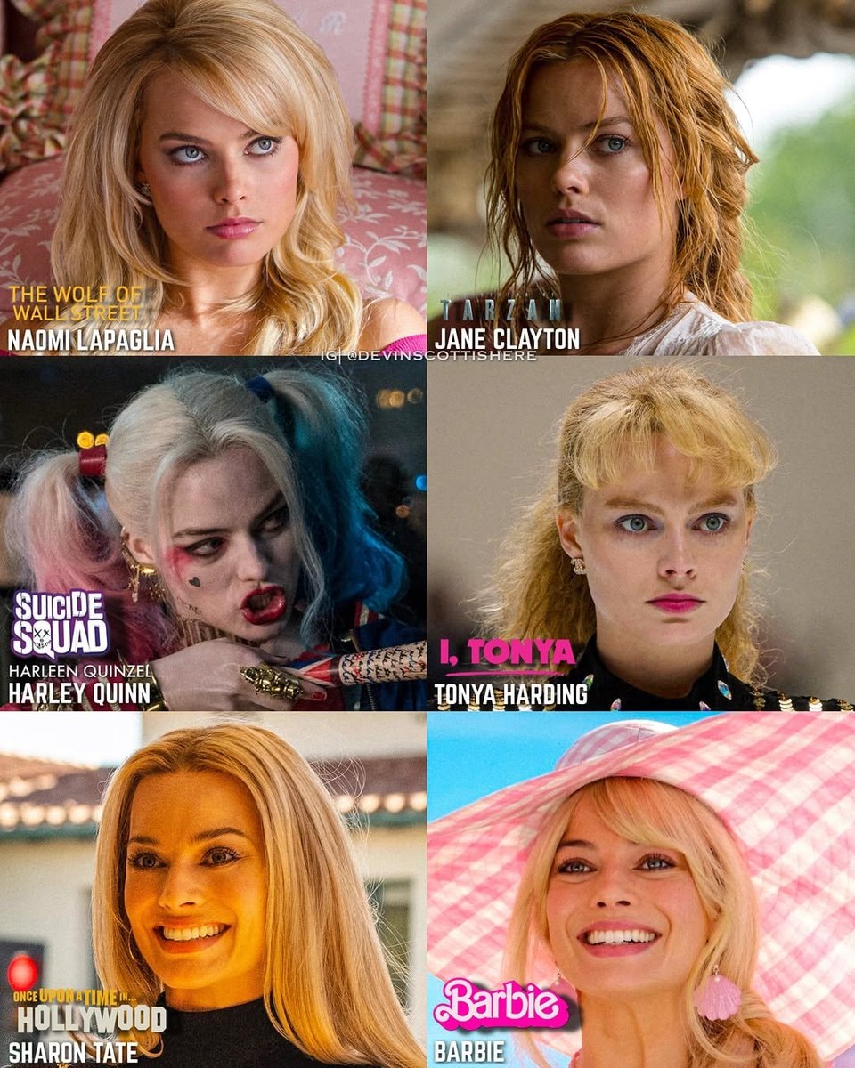 Margot Robbie characters